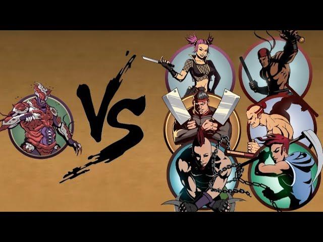ФУНГУС ПРОТИВ МЯСНИКА И ЕГО ТЕЛОХРАНИТЕЛЕЙ В SHADOW FIGHT 2