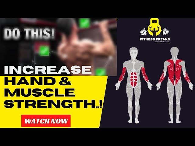 INCREASE HAND & MUSCLE STRENGTH..! By Doing This | Fitness Freaks | Muscle Gain | @fitnessfreaks6434