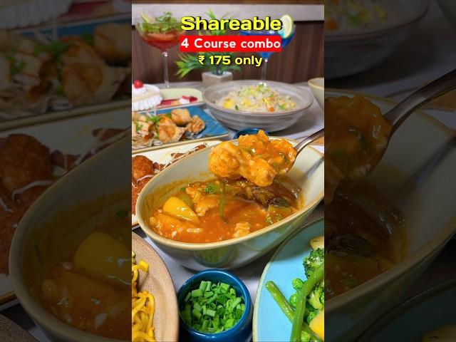 Eating Shareable Chinese combo at just ₹175 #minivlog #eating #foodchallenge #chicken