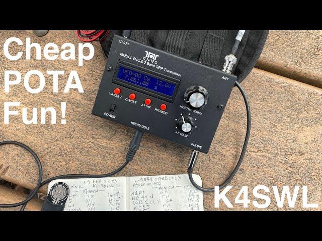 Amazing QRP POTA fun with my $120 TEN-TEC R4020!