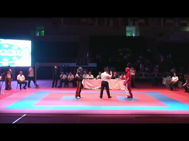 WAKO European Championships Kickboxen Leichtkontakt Janina Hofer(SUI) vs. Maneka Kissel(GER)