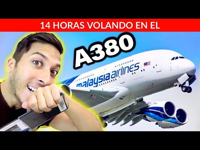 14 HORAS en EL AVIÓN MÁS GRANDE DEL MUNDO! A380 | Alex Tienda ️