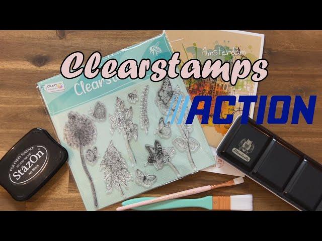 Clearstamps | Stempel von Action ein kleiner Test