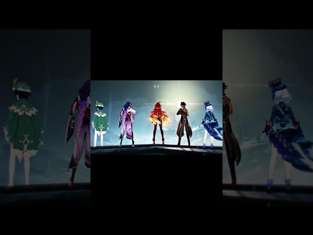 6 Archon Genshin Impact  #genshinimpact #genshinimpactedit