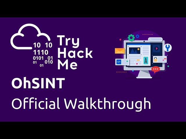 TryHackMe OhSINT Official Walkthrough