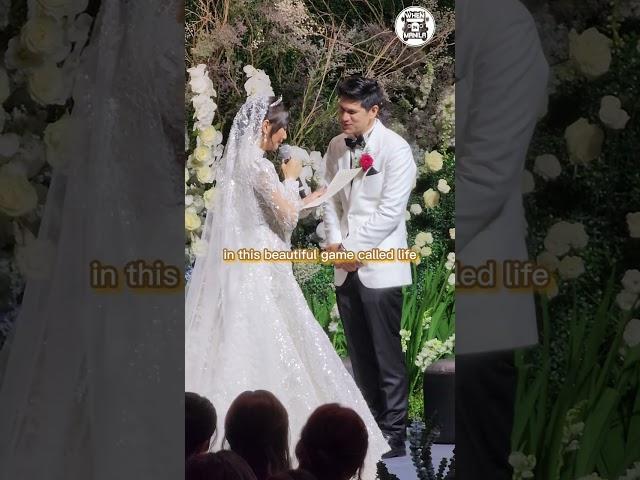 Personal Wedding Vows of Alodia Gosiengfiao and Christopher Quimbo at Final Fantasy Wedding Ceremony