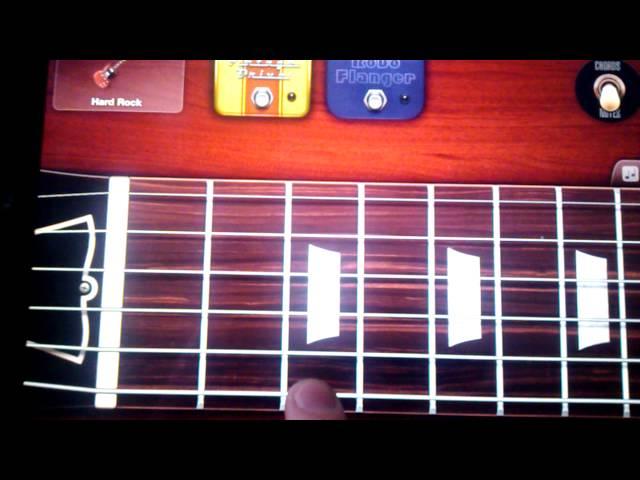 My Sharona iPad GarageBand Guitar Tutorial