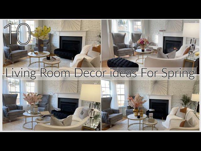 10 AMAZING LIVING ROOM DECOR IDEAS TRENDS FOR SPRING 2023/DECORATE WITH ME/HOME DECOR TRENDS