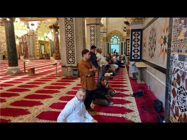 Monday 30th sep Fajar Prayer inside Al AQSA MOSQUE