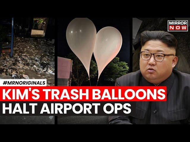 North Korea Vs South Korea | Incheon Airport Briefly Halt Services Due To North Korea Trash Balloons