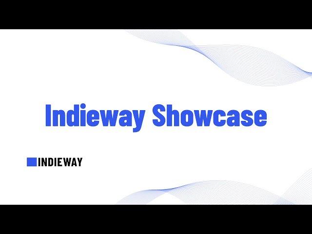 Indie Developers Are Presenting Their Games – Indieway Showcase