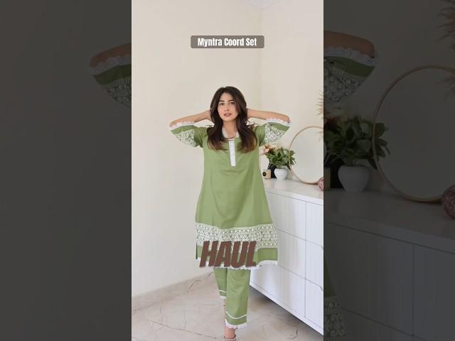 Myntra Coord Set #haul #coordset #ytshorts #youtubeshorts #shortsfeed #shorts #viral