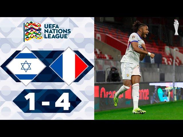 Christopher Nkunku Goal | Israel vs France 1-4 Highlights | UEFA Nations League 2024