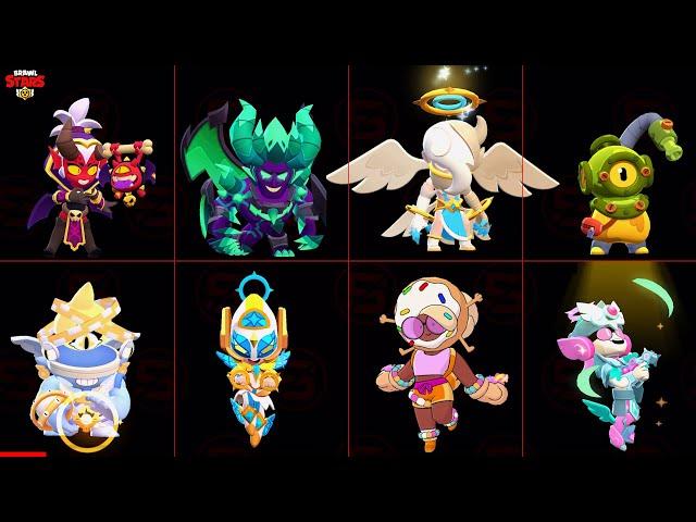 Brawl Stars : New October 2024 Update - All Skins Winning and Losing Animations