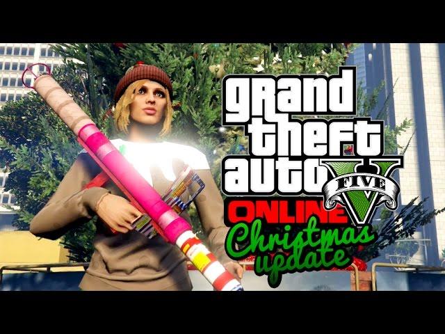 HAPPY HOLIDAYS! Christmas in GTA 5 Online (GTA 5 Christmas DLC)