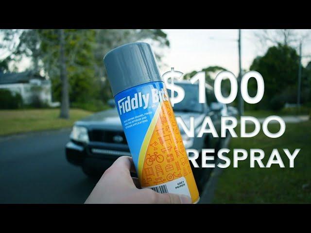 Painting my car NARDO GREY with PRIMER! $100 DIY respray