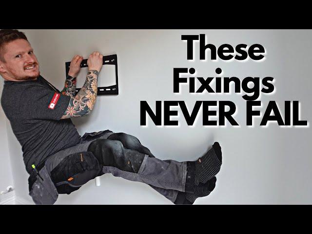 How to Hang Very Heavy Things on Dot and Dab Plasterboard Walls - Works EVERY Time