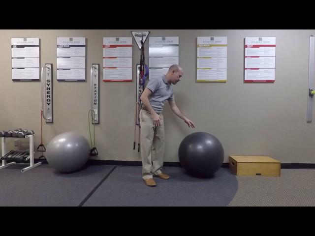 Atlantic Spine Clinic - Mt. Pleasant, SC - IYTA Shoulder Mobility Supine on Exercise Ball