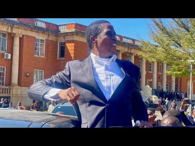 FORMER President Edgar Chagwa Lungu Brings Lusaka To A Standstill