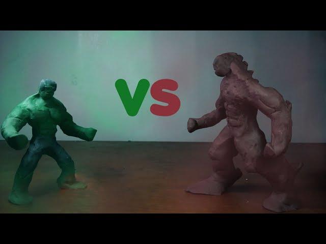 Hulk vs abomination | stop motion | clay mation | The incredible hulk