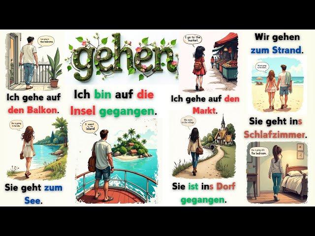 Improve Your German A1 - A2: Mastering "Gehen" with Prepositions For Daily Use