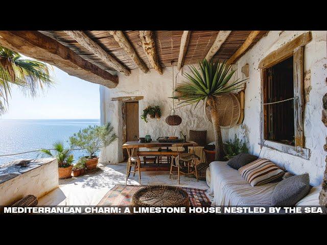 A Limestone Haven: Embracing Tranquility by the Mediterranean Sea