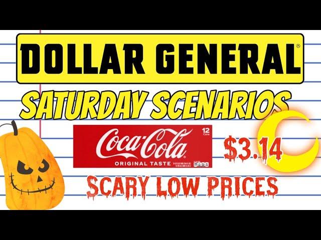 DOLLAR GENERAL $5 OFF $25 SCENARIOS$3.14 PER 12 PACK COKEAS LOW AS $1.28 PER ITEMSCARY GOOD DEALS