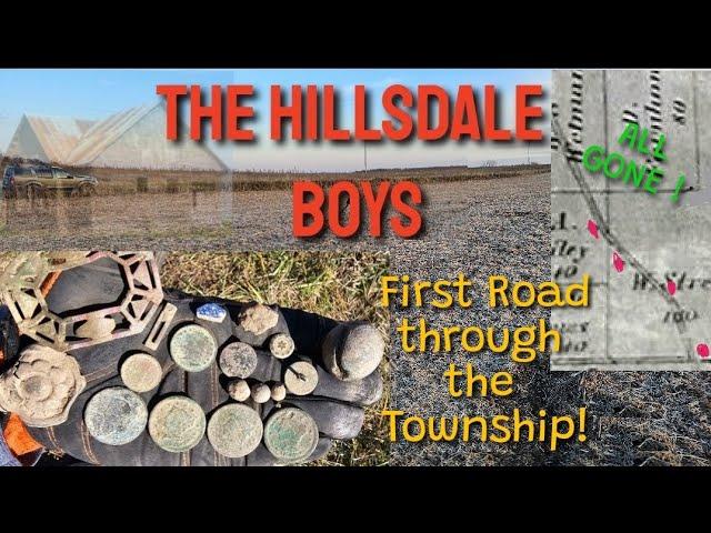 Metal Detecting With The Hillsdale Boys FIRST ROAD THROUGH THE TOWNSHIP !