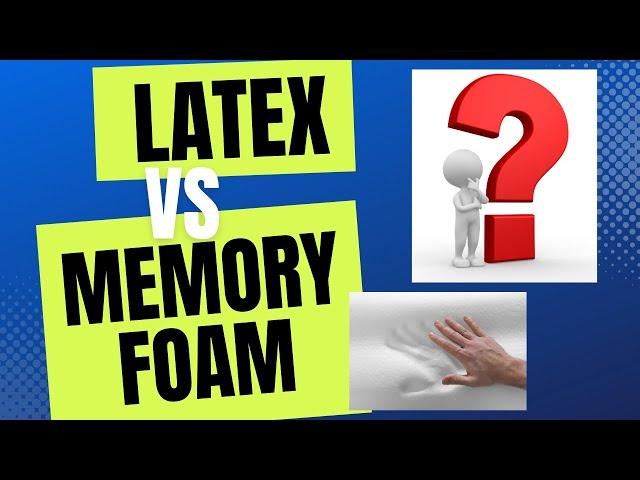 Memory Foam vs Latex Which Is Best for Your Bedding and Pillows
