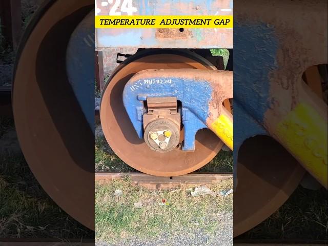 Heat Adjustment Gap In Railway Track #indianrailways #train #shorts #virals #trending #videos #rail