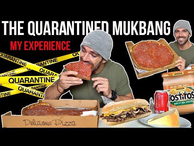 Chicago Deep Dish, Philly Cheese Steak, Cheesecake | Quarantine Mukbang