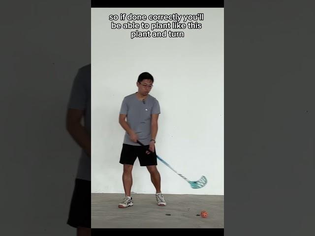 Part 2: Shield this way to improve your Drag shots #floorball #floorballbasics