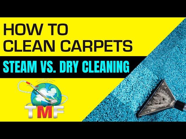 STEAM CLEANING VS DRY CARPET CLEANING // ROB ALLEN TMF STORE // HOW TO CLEAN A CARPET //