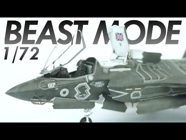 Beast Mode: Building Italeri's 1/72 F-35B Lightning II | Full Build in 4K!