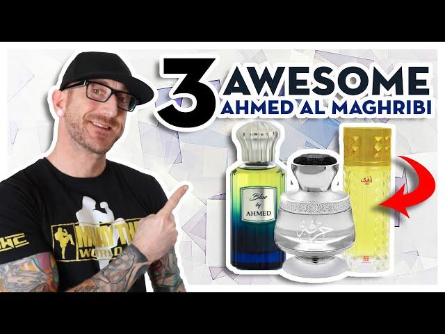 3 AWESOME NEW Ahmed Al Maghribi Fragrances | Arwa, Blue, Hirfah - Middle Eastern Fragrance Review