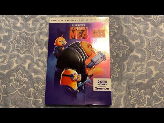 Despicable Me 4 DVD Unboxing