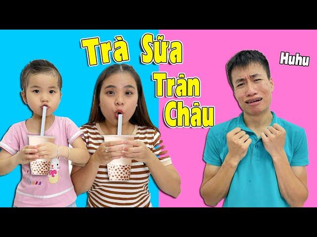 Làm Trà Sữa Trân Châu... Trừng Trị Củ Cải Chuyên Đi Bắt Nạt Bé Cún | Linh Nhi Family