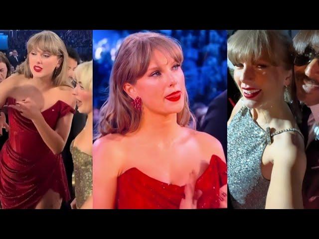 Taylor Swift being ICONIC at the Grammys for 8 Minutes more (Part 2)...