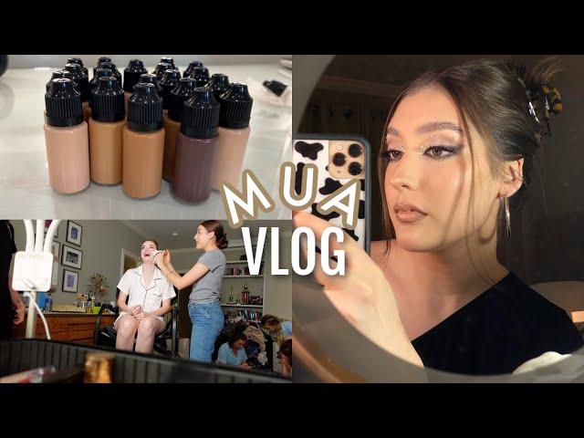 MUA VLOG: Wedding, XV, Depotting Makeup, Creating Content as a MUA | Giselle Ramirez