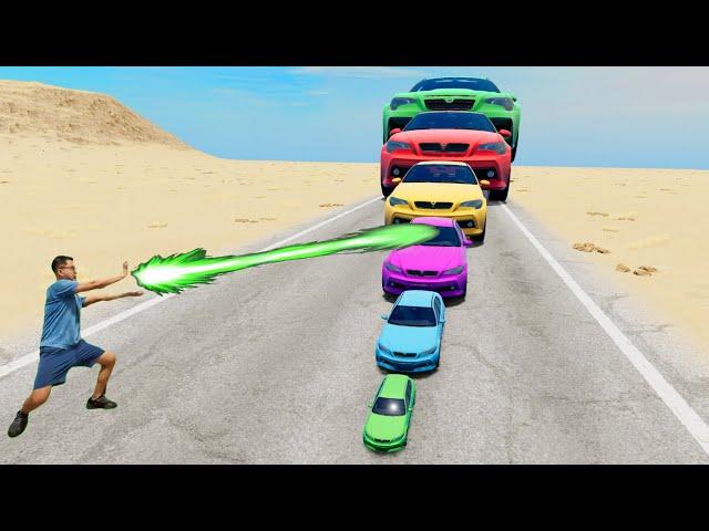 Cars vs Me - Big & Small Car with Portal Trap - BeamNG #38