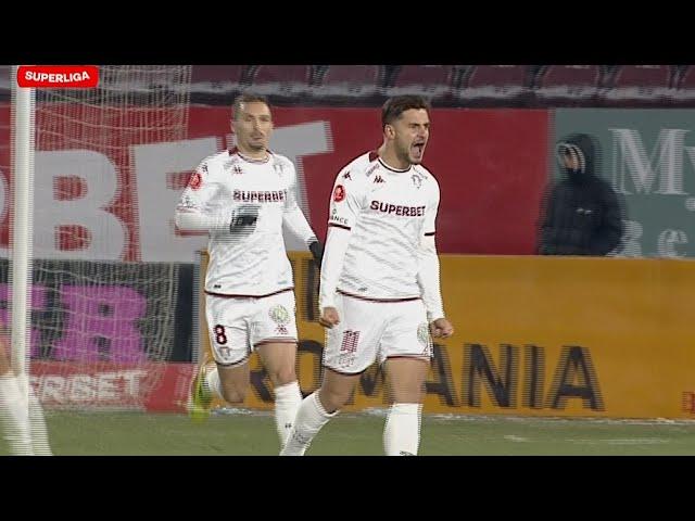 REZUMAT | CFR Cluj - Rapid 1-1. Remiză pentru rivale. Burmaz aduce un punct pentru giuleșteni