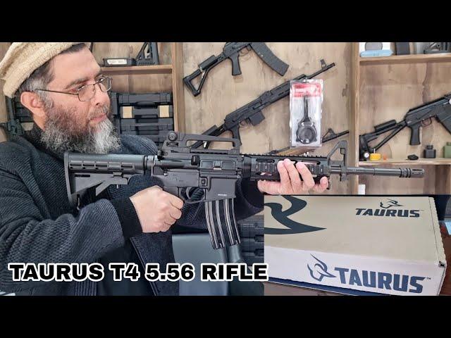 Taurus T4 Quadrail 5.56 rifle Review and Unboxing.