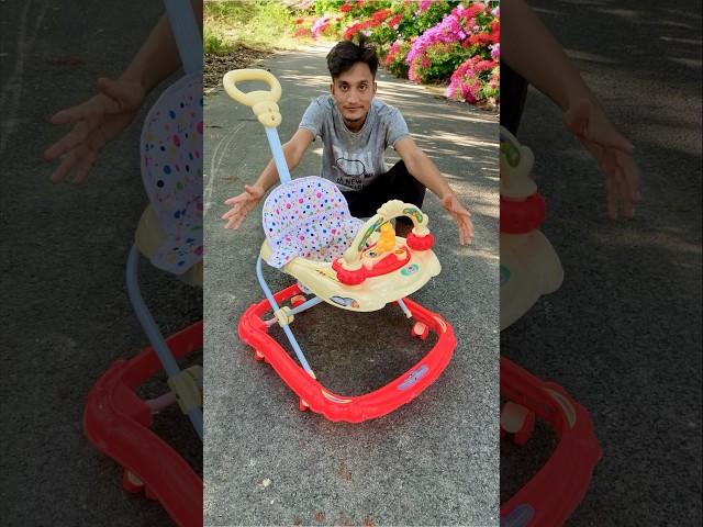 New Baby Walker Set, Height Adjustable Kit Indoor & Outdoor Unboxing & Fitting￼