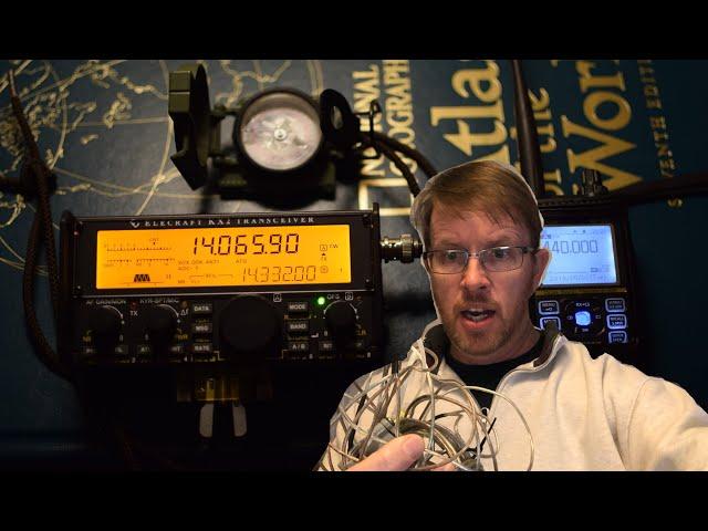 QRP with an ugly dipole.  Will it work?  Lets try SSB and CW!