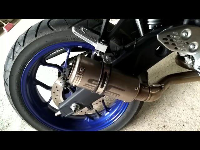 Yamaha R25 with Sc Project Uturn Full System