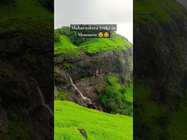 Sahyadri Hills | Maharashtra Treks, Waterfalls and Monsoon ️ ️ #travelvlog #trekking #nature