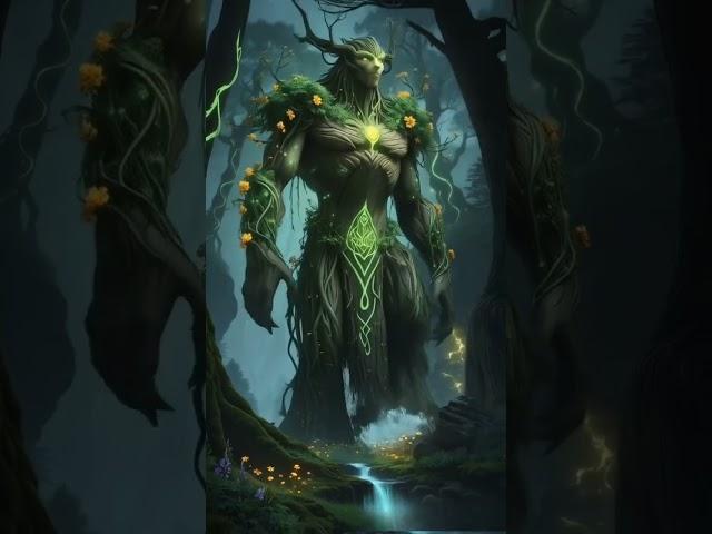 Forest Guardian – Spirit of Ancient Nature #mythology #legend #magic #forestguardian