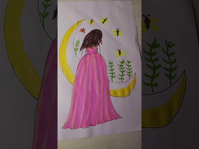 easy drawing for kids #youtubeshorts #shorts #kavyaandmummy #drawing #art#easydrawing#cute#painting