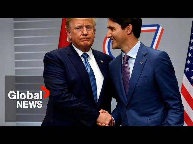 Is tension rising between Donald Trump and Justin Trudeau?