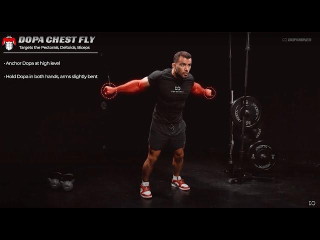 Dopa Chest Fly | Strengthen Pectorals, Deltoids & Biceps with Resistance Band